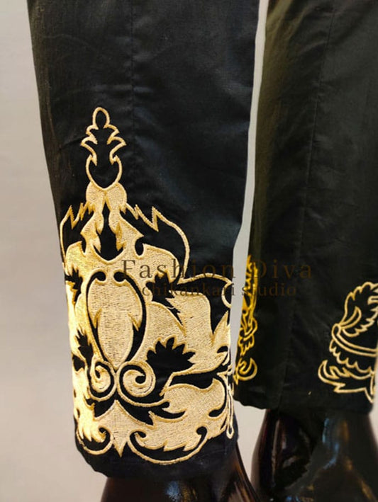 Embroided Pants