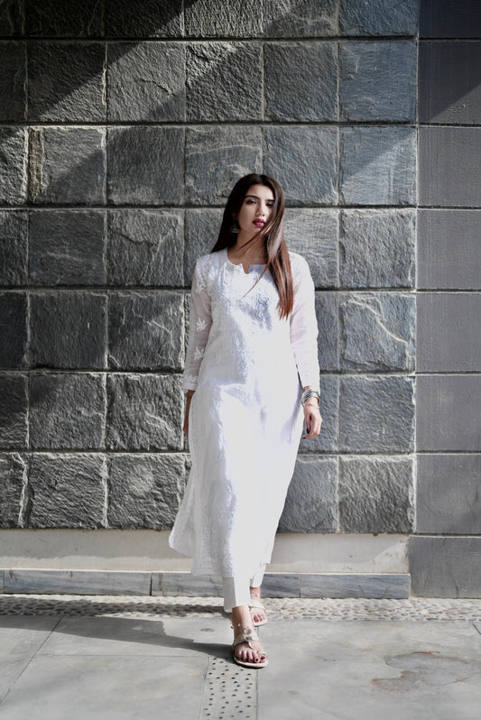 Kota Chikankari Kurta