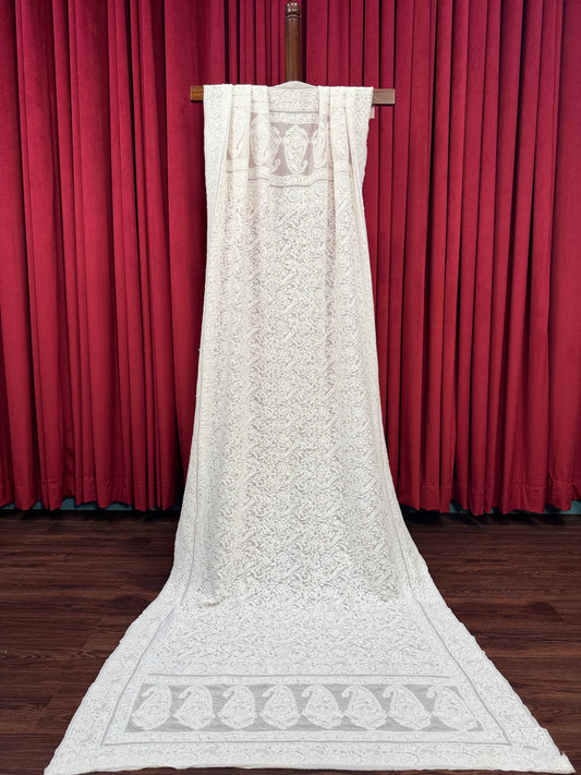 Chiffon Intricate Chikankari Jaal Dupatta