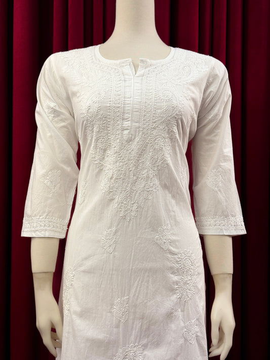Soft Cotton Chikankari Kurta