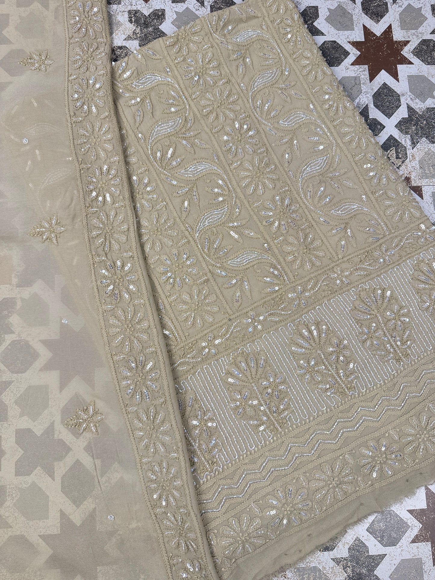Embellishment Gallore (Shirt & Dupatta)