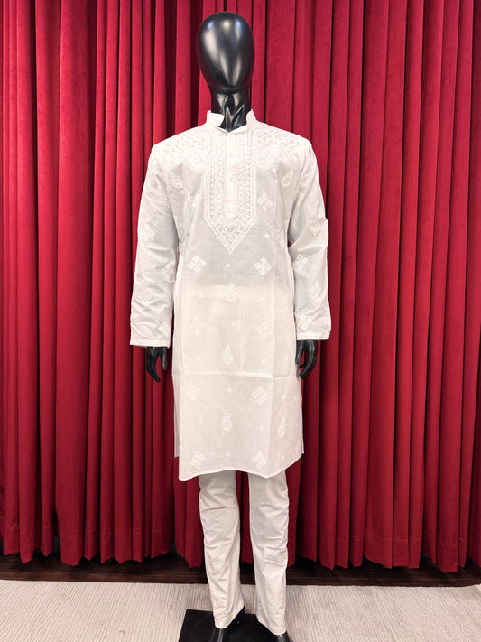Chikankari Unisex Kurtas