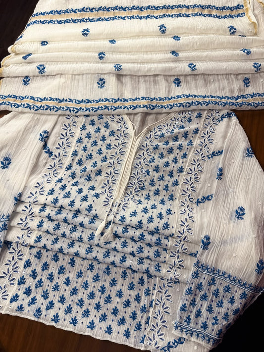 Sundury Silk With Coloured Embellishments