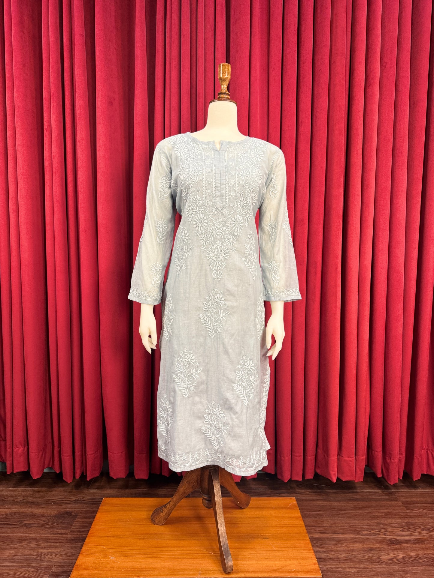 Sundury Silk Chikankari Kurta