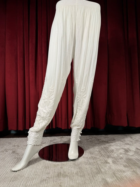 Chikankari Soft Lawn Afghani Pants