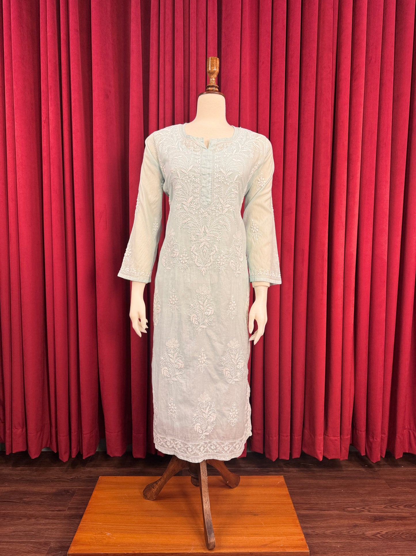 Sundury Silk Chikankari Kurta