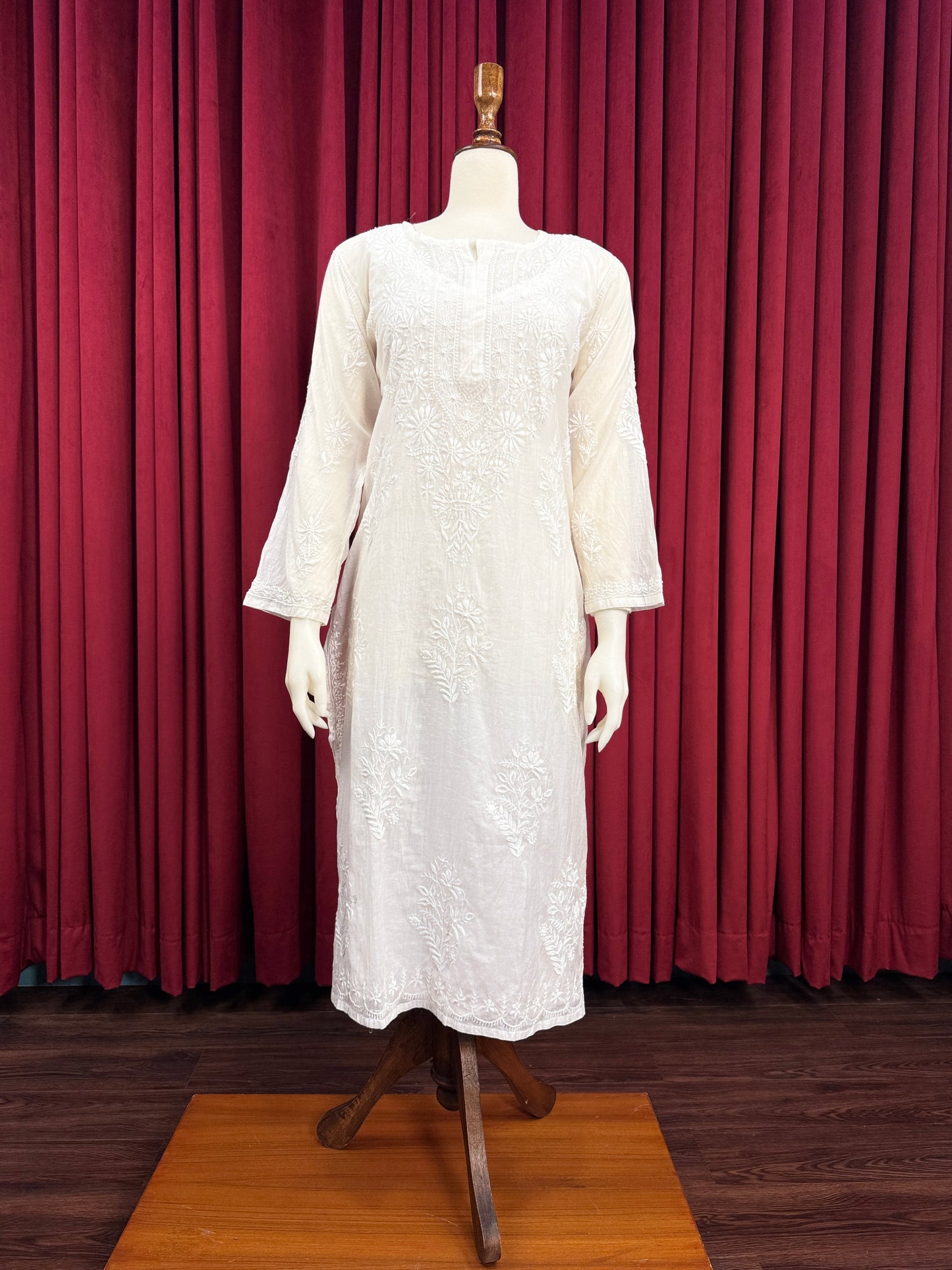 Sundury Silk Chikankari Kurta