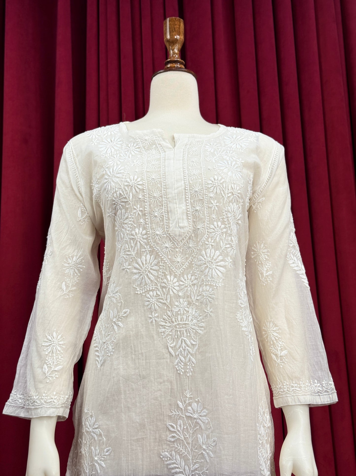 Sundury Silk Chikankari Kurta