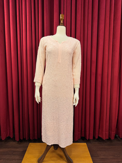 Chiffon Resham Chikankari Kurta