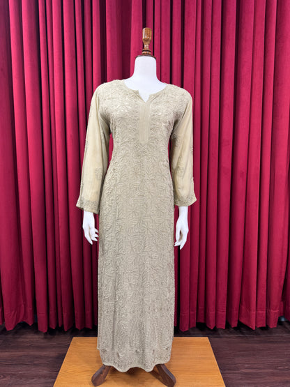Chiffon Resham Chikankari Kurta