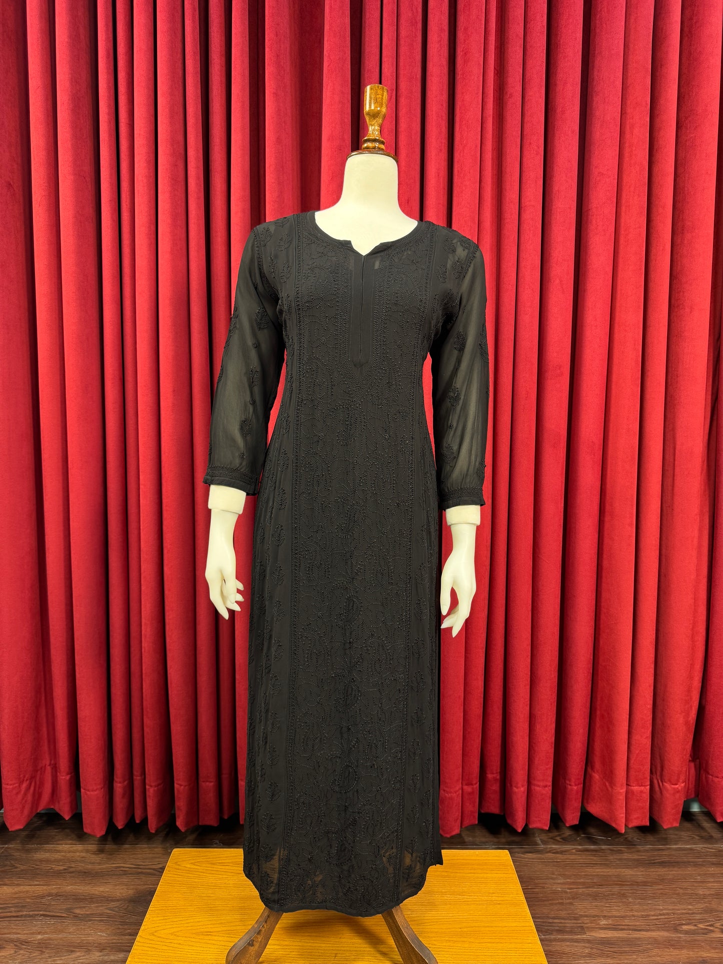 Chiffon Resham Chikankari Kurta