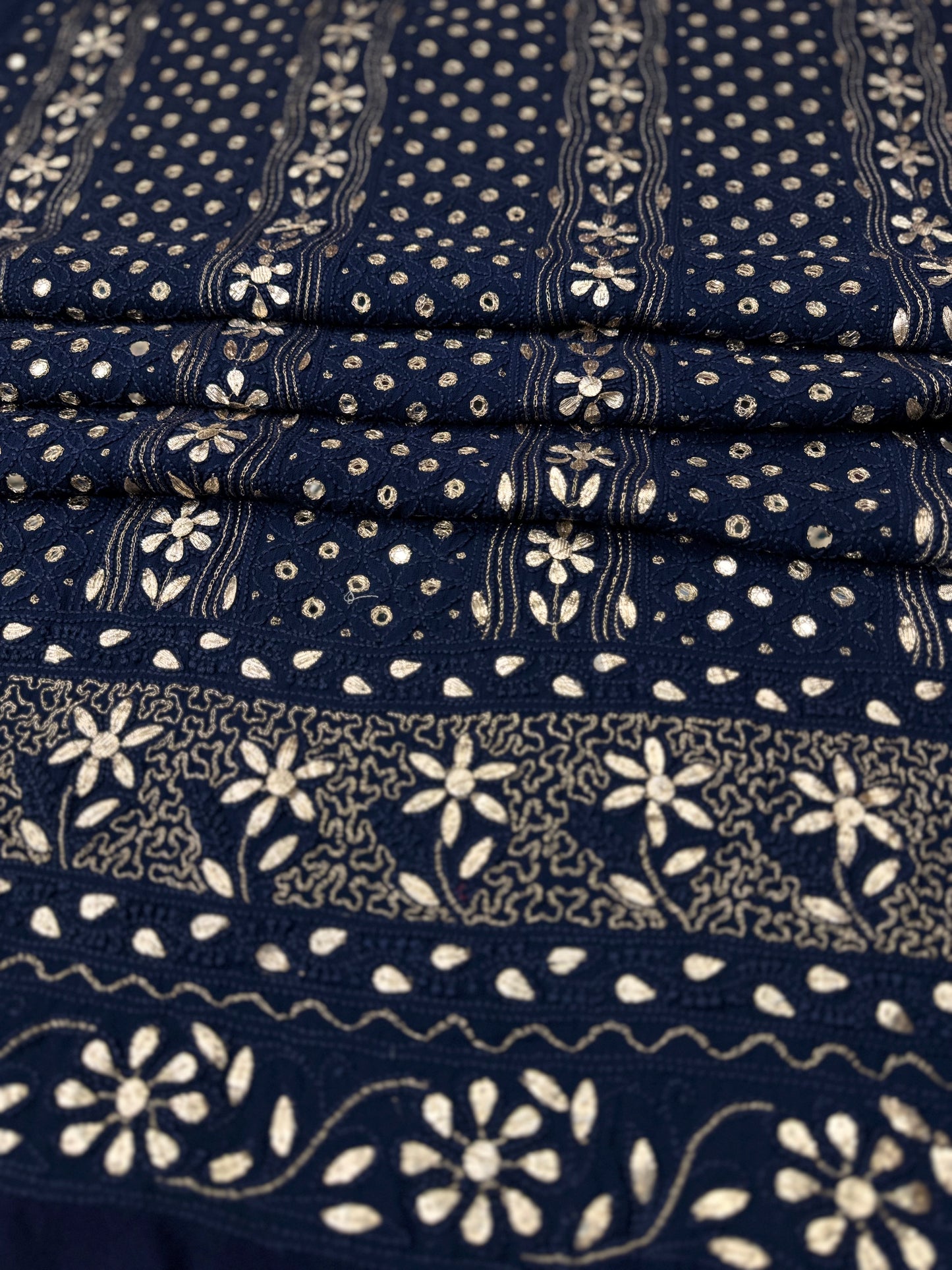 Chiffon Chikankari with Gotta Patti Shirt & Dupatta