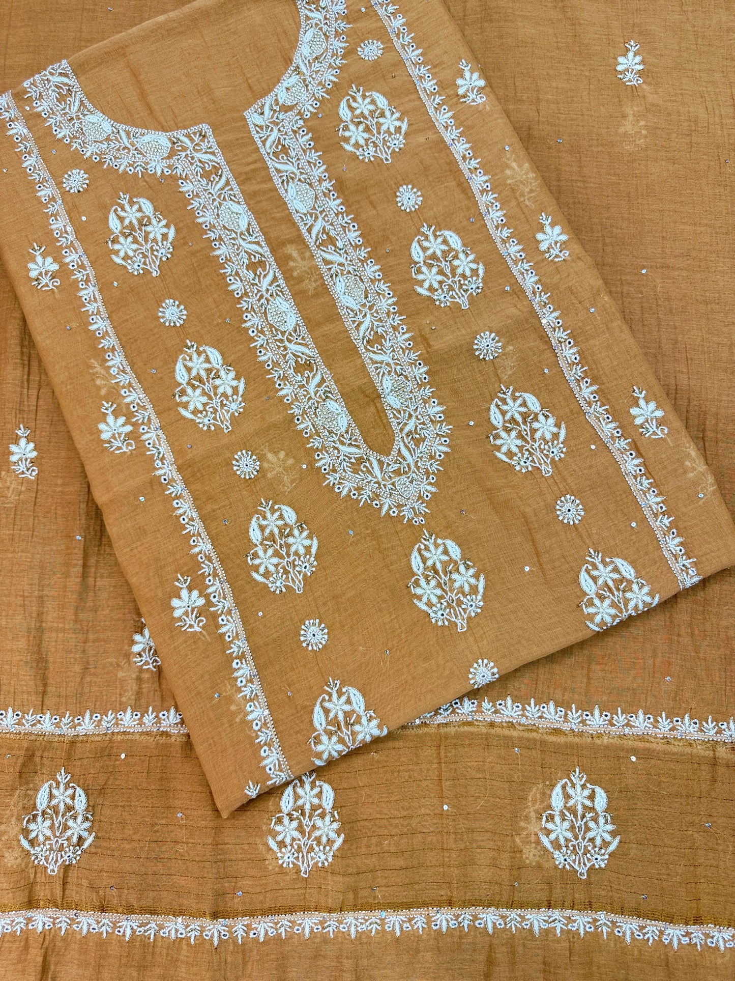 Sundury silk with embellishments