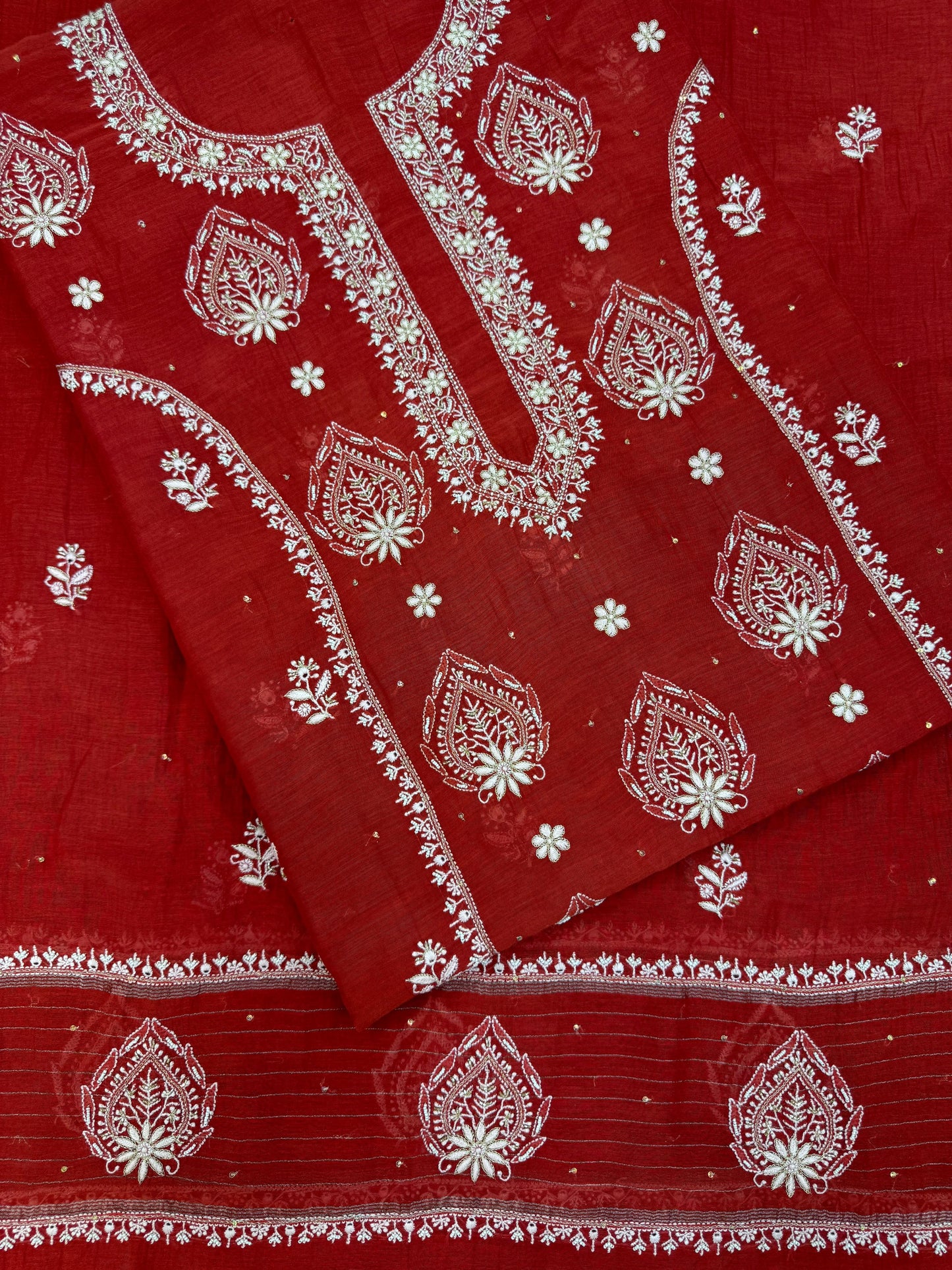 Sundury silk with embellishments