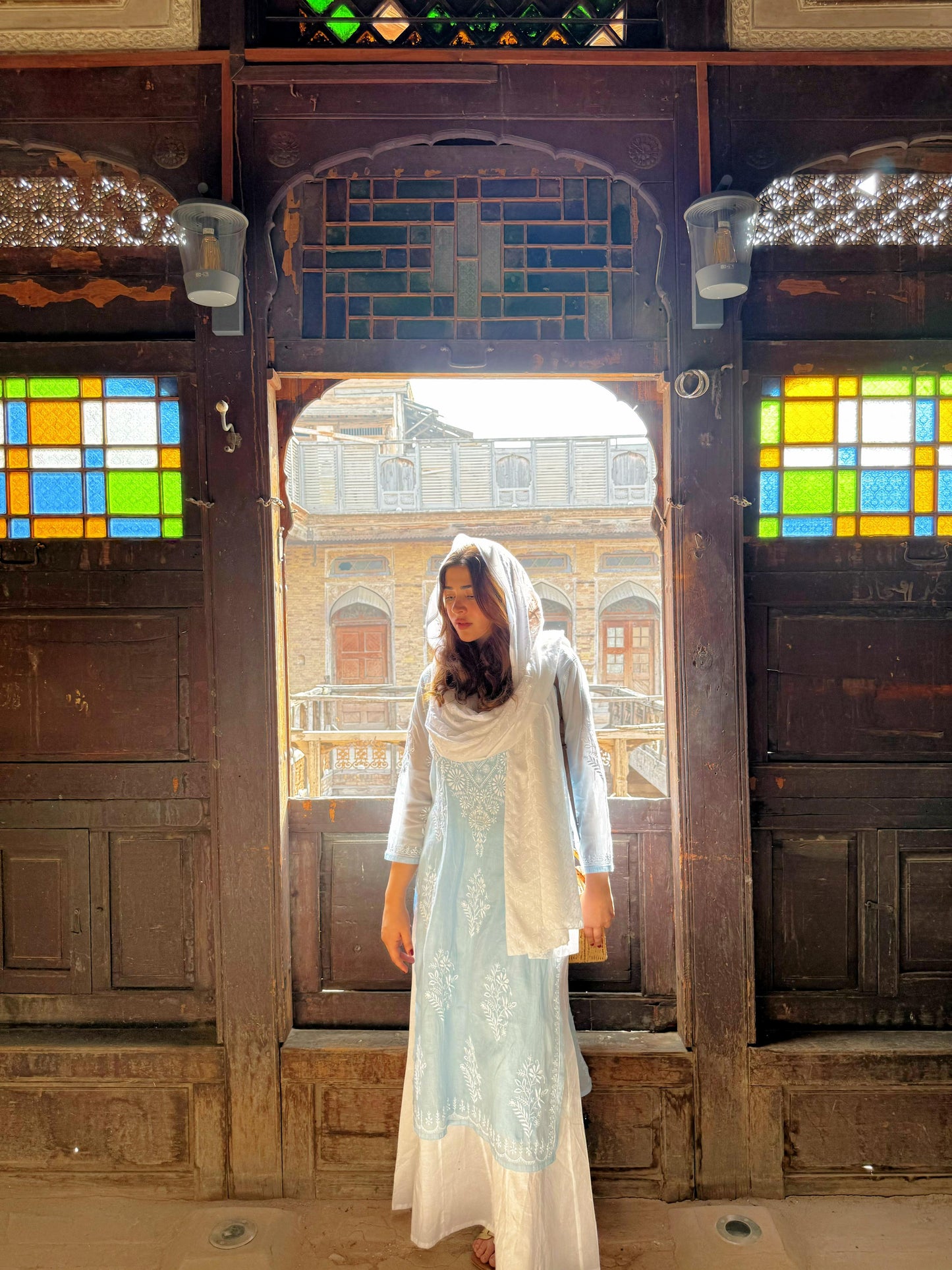 Sundury Silk Chikankari Kurta