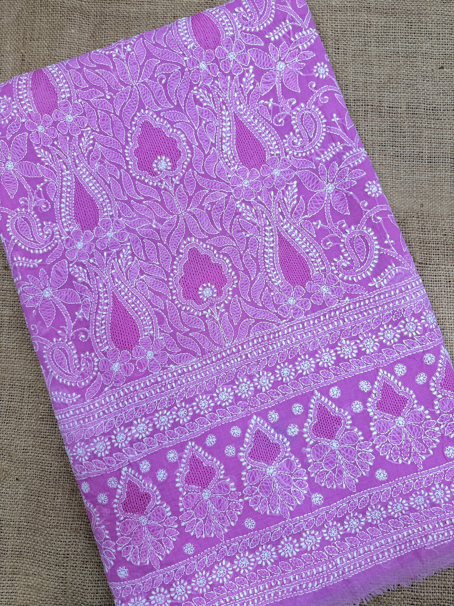 Cotton Handjali Unstitched Shirts
