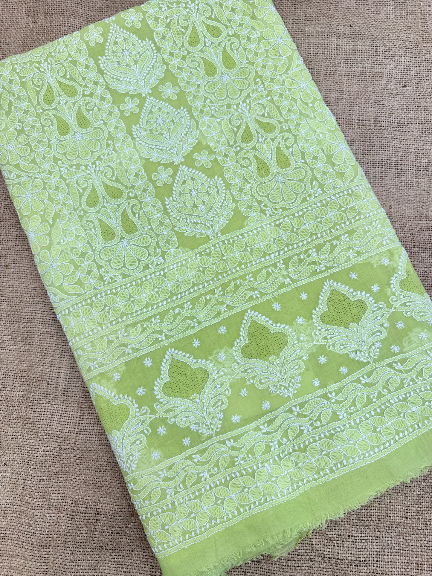 Cotton Handjali Unstitched Shirts