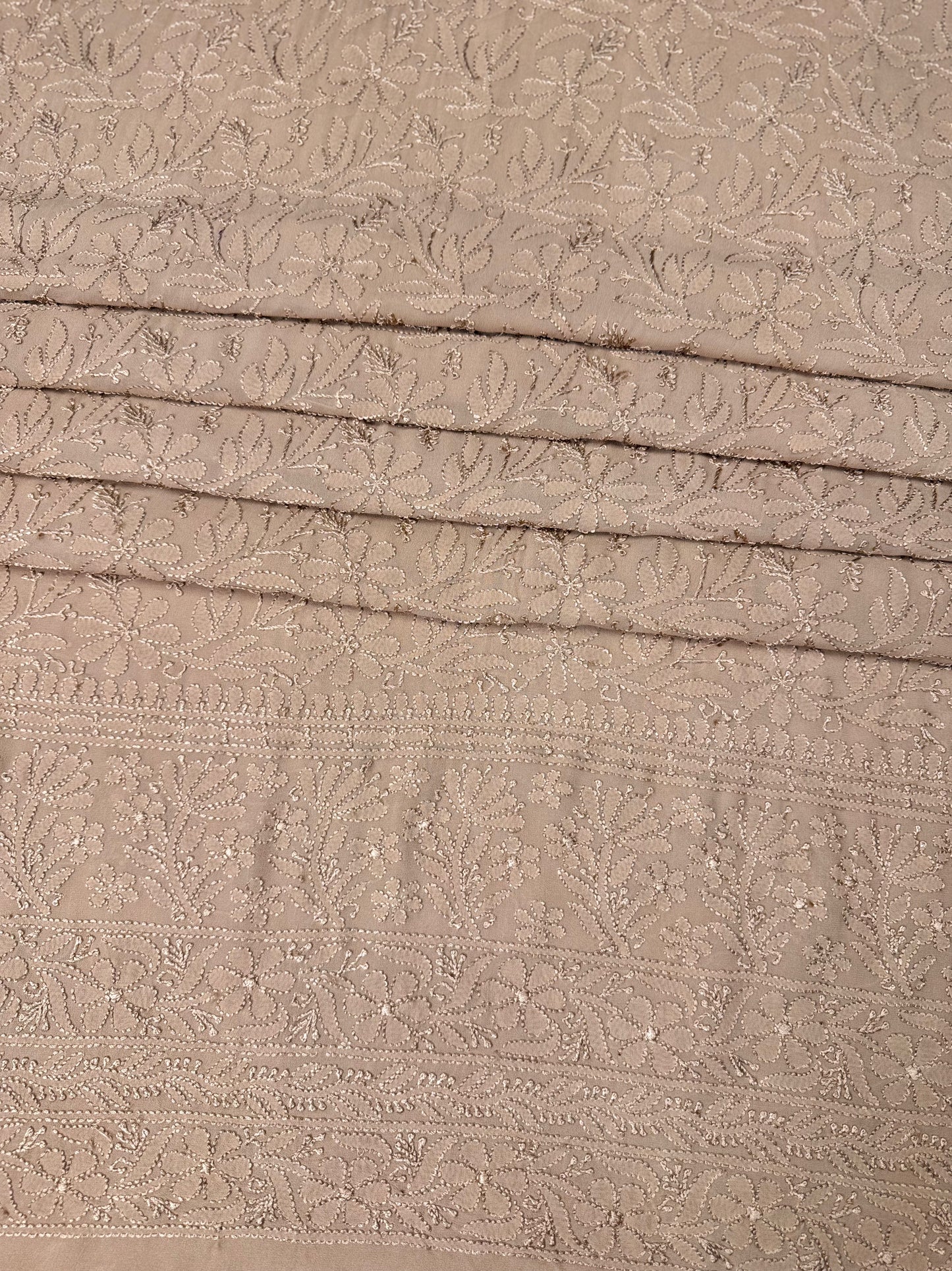 Chiffon Resham Chikankari Shirts