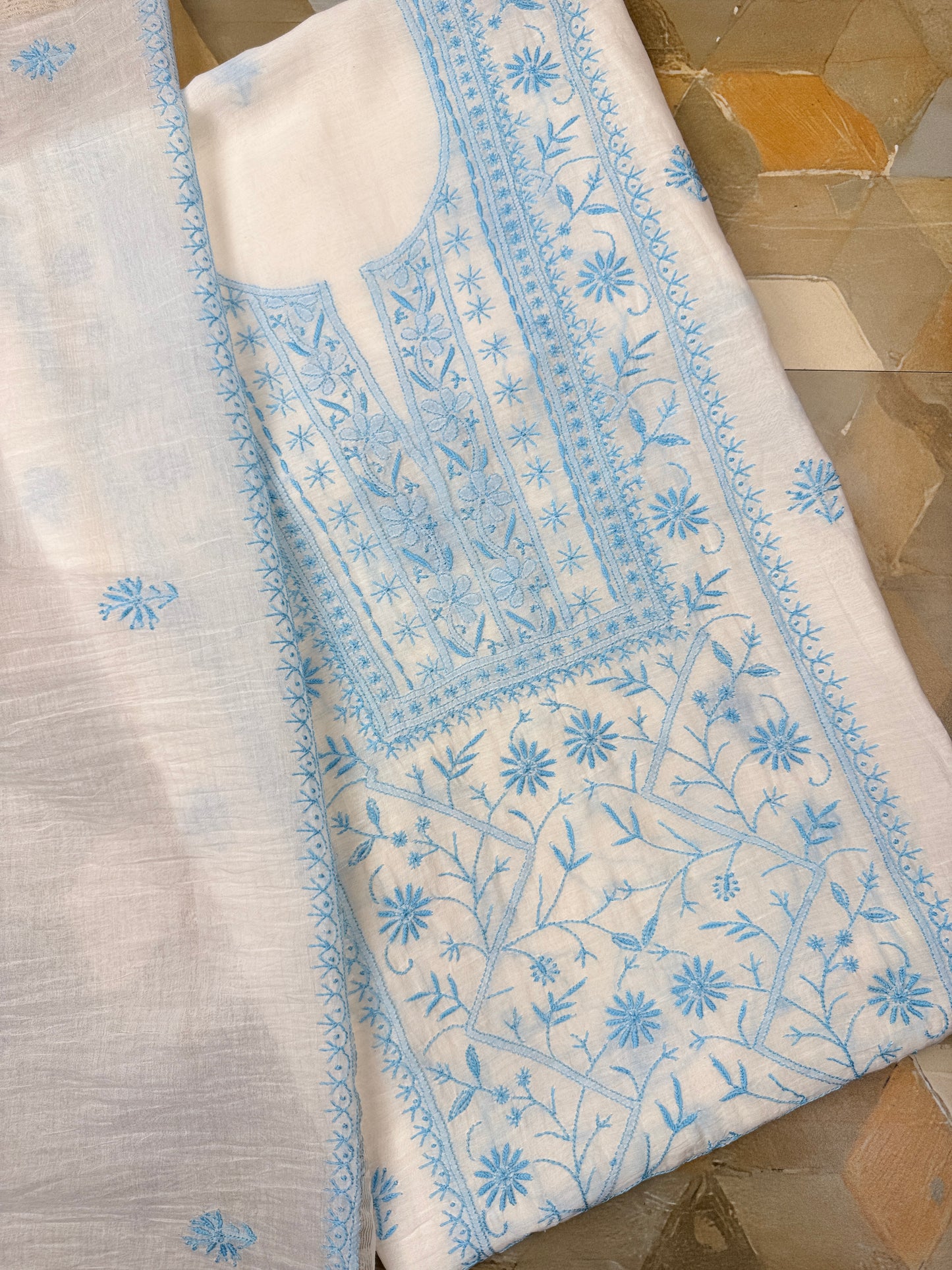 Sundury Silk Shirt & Dupatta