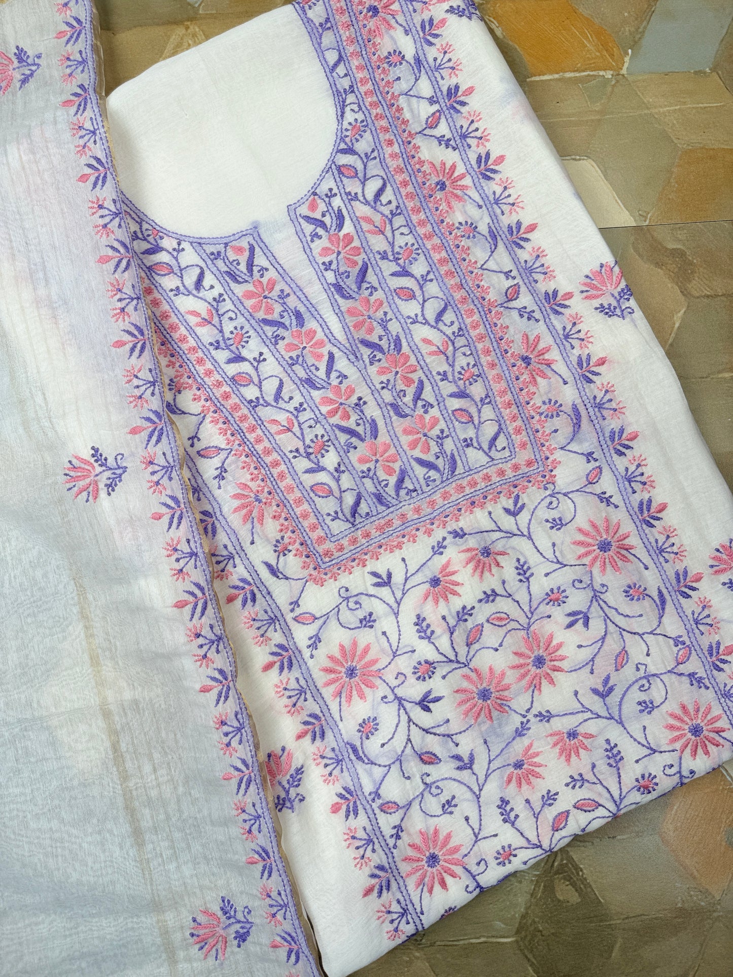 Sundury Silk Shirt & Dupatta