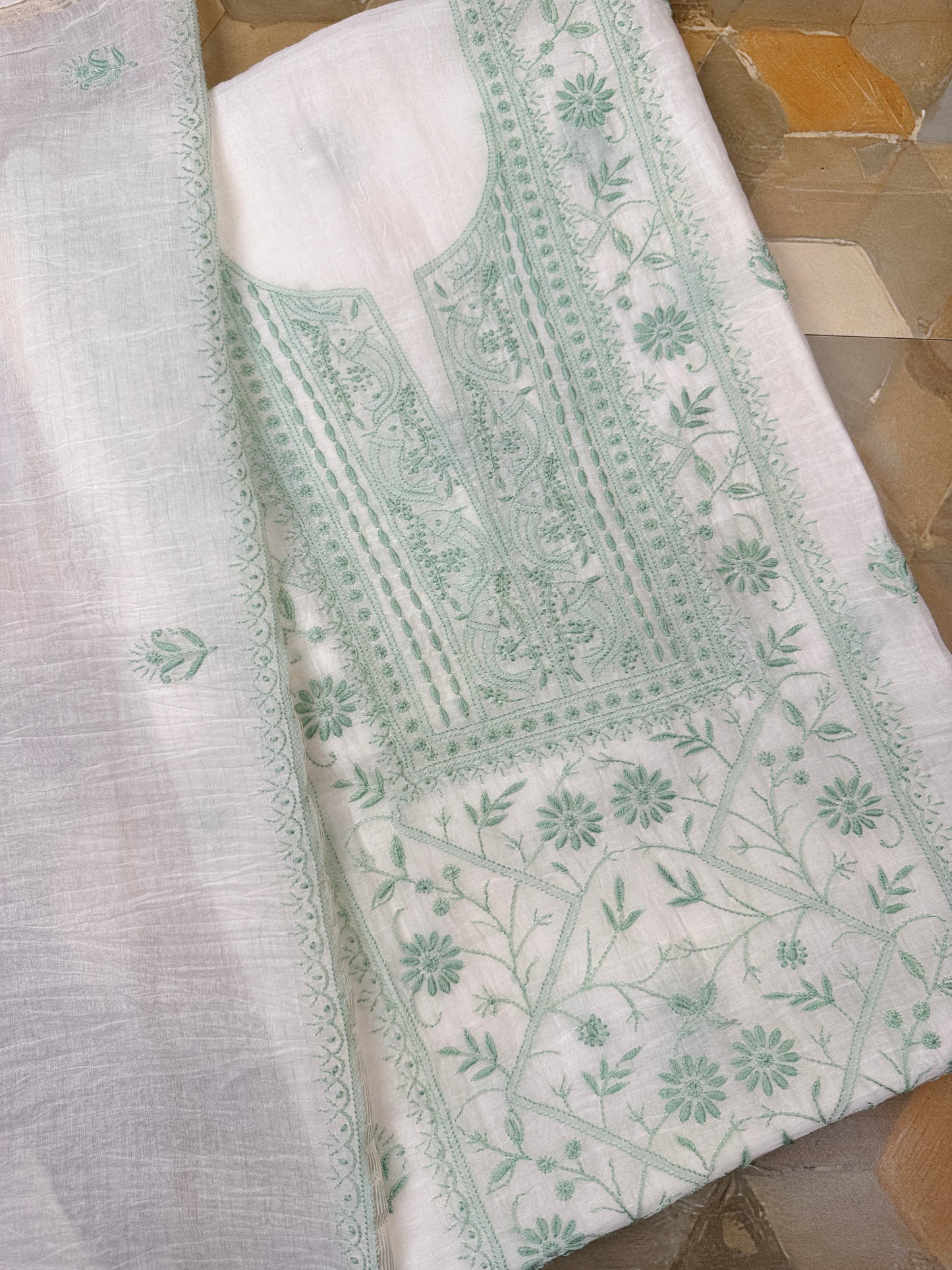 Sundury Silk Shirt & Dupatta