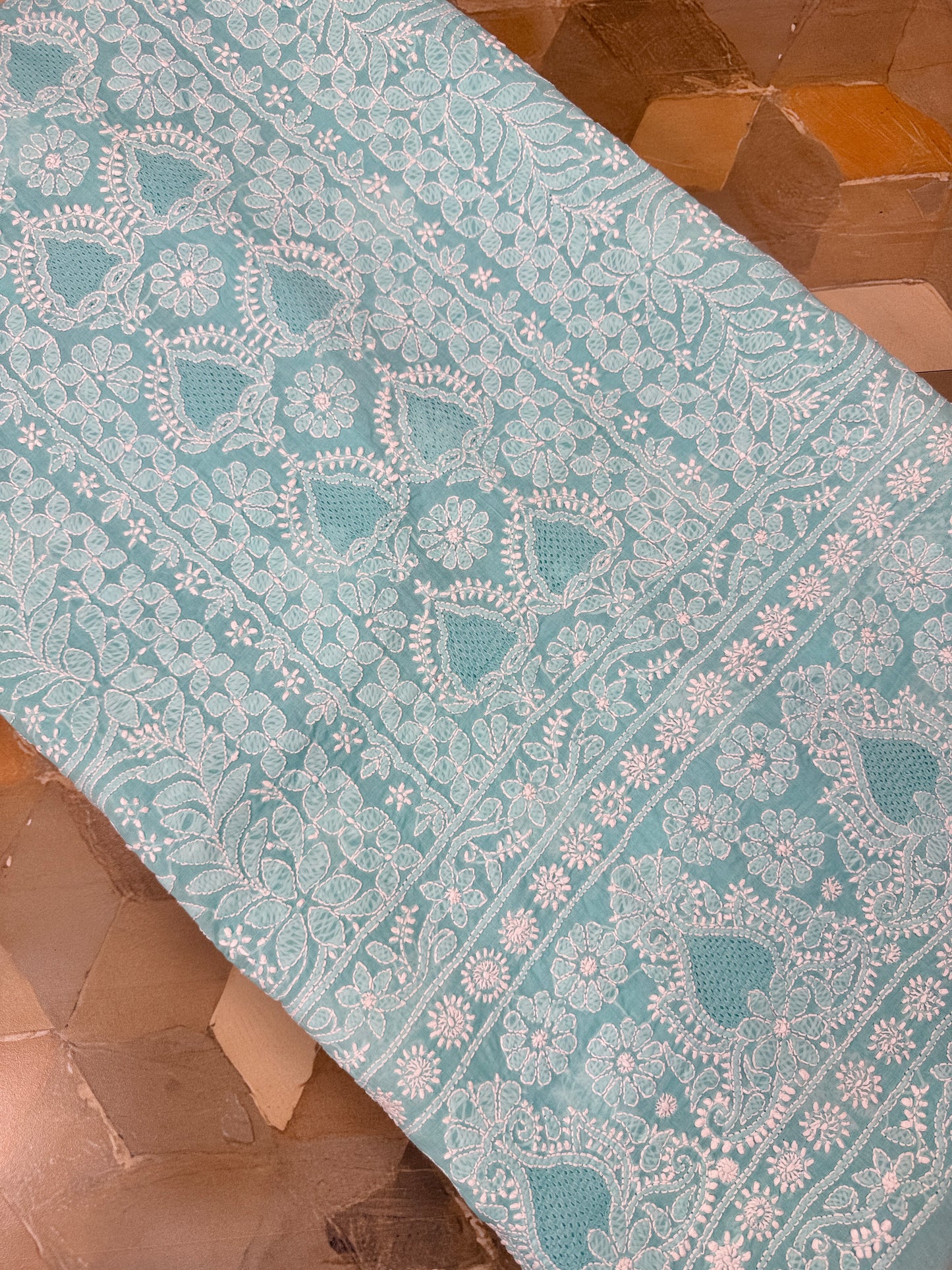 Cotton Handjali Unstitched Shirts