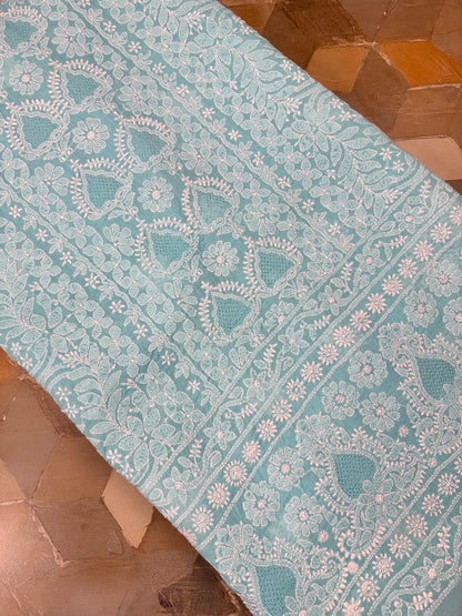 Cotton Handjali Unstitched Shirts