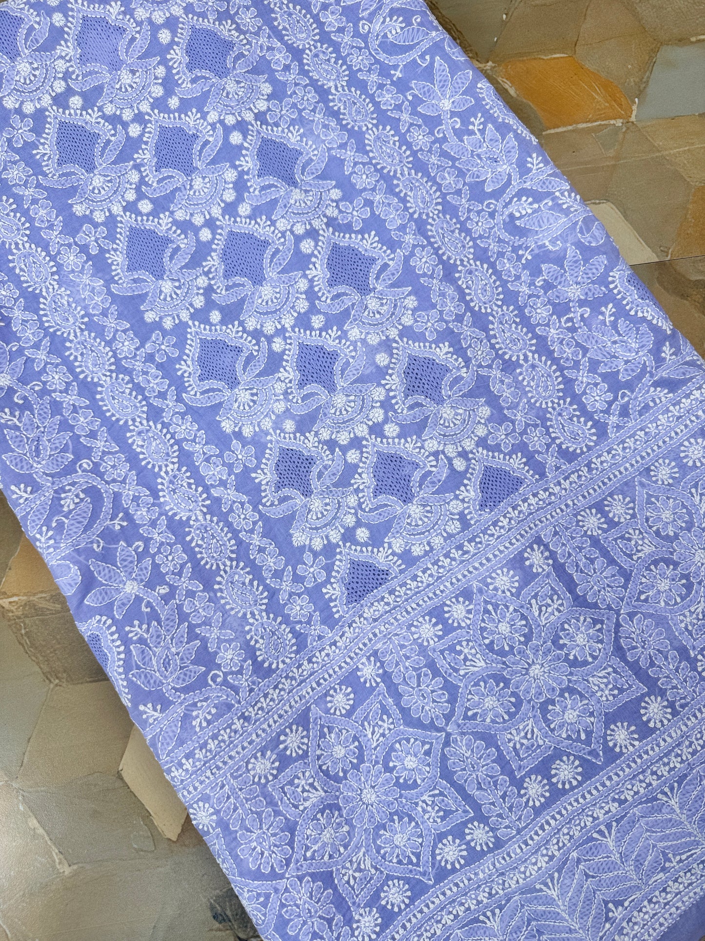 Cotton Handjali Unstitched Shirts