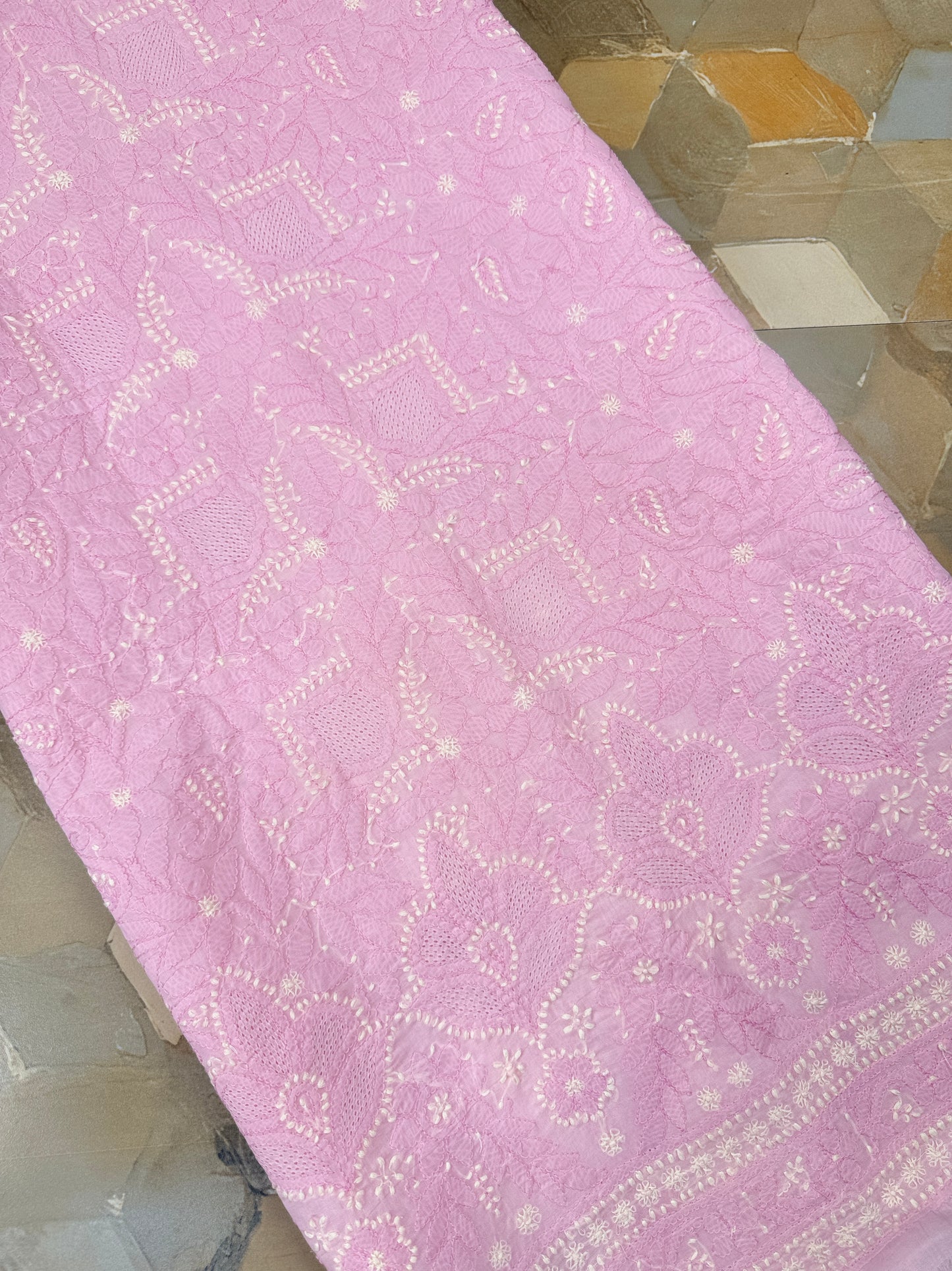 Cotton Handjali Unstitched Shirts