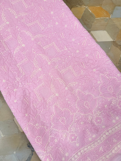 Cotton Handjali Unstitched Shirts