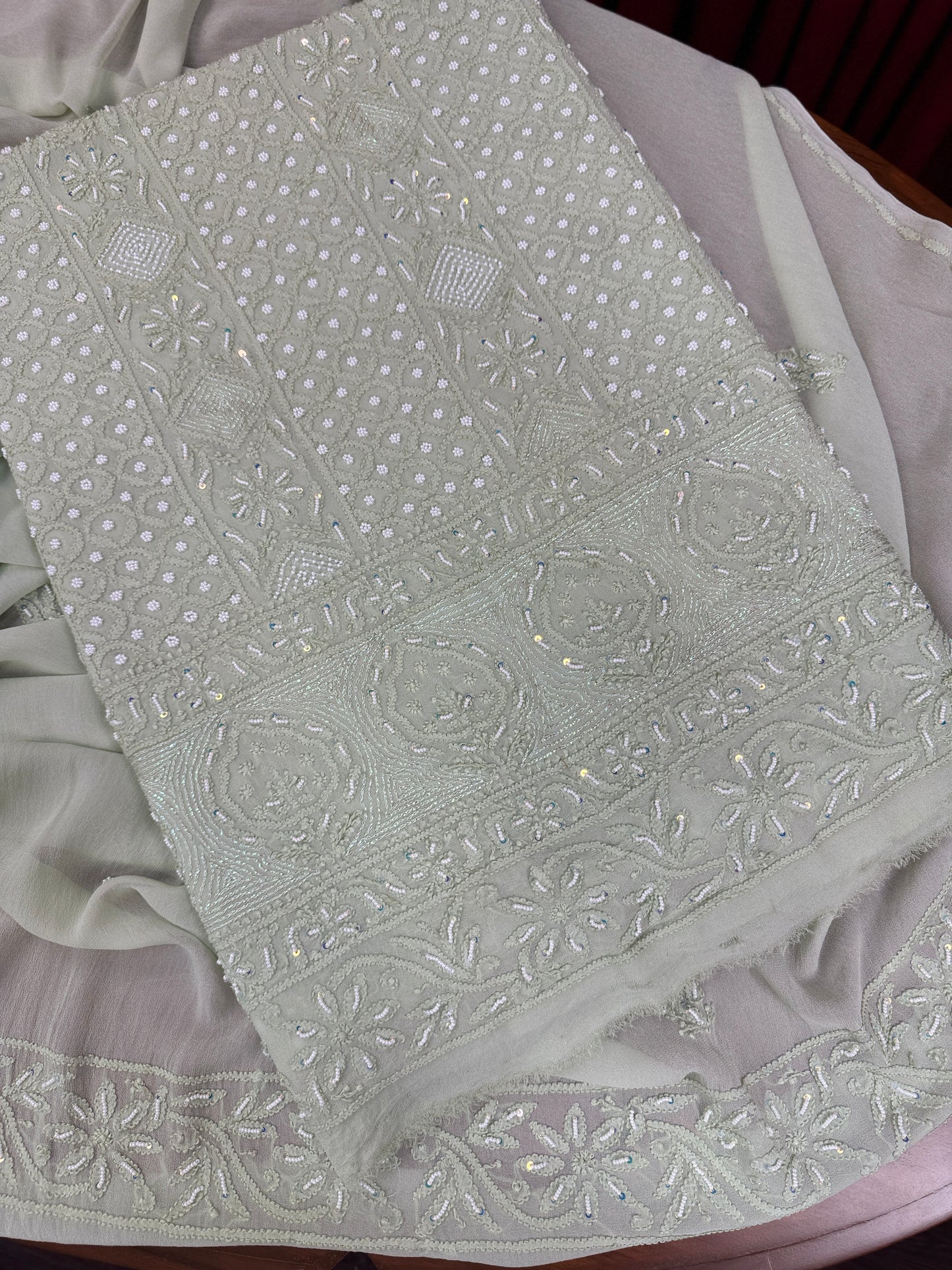 Diva's Pearl Bouquet (Shirt & Dupatta)