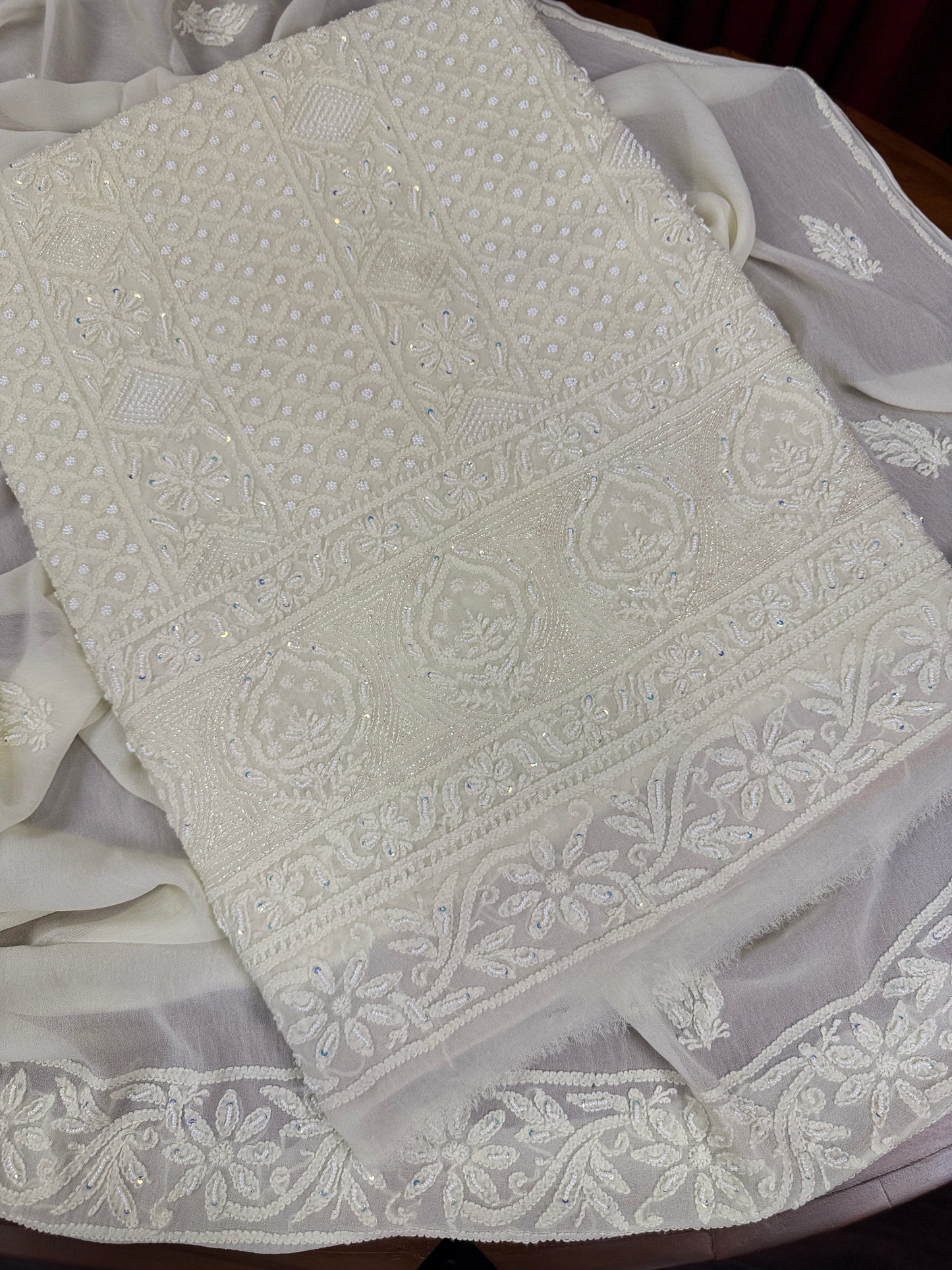 Diva's Pearl Bouquet (Shirt & Dupatta)