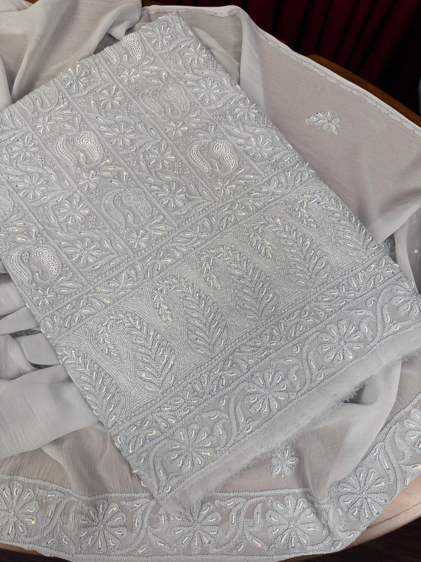 Diva's Pearl Bouquet (Shirt & Dupatta)