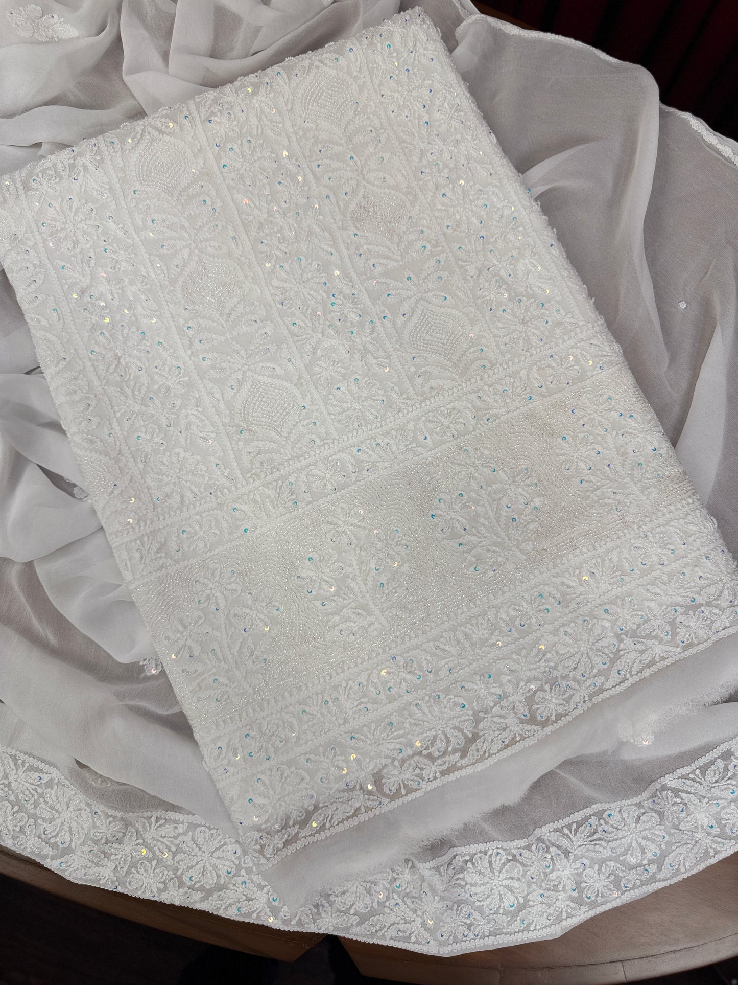 Diva's Pearl Bouquet (Shirt & Dupatta)