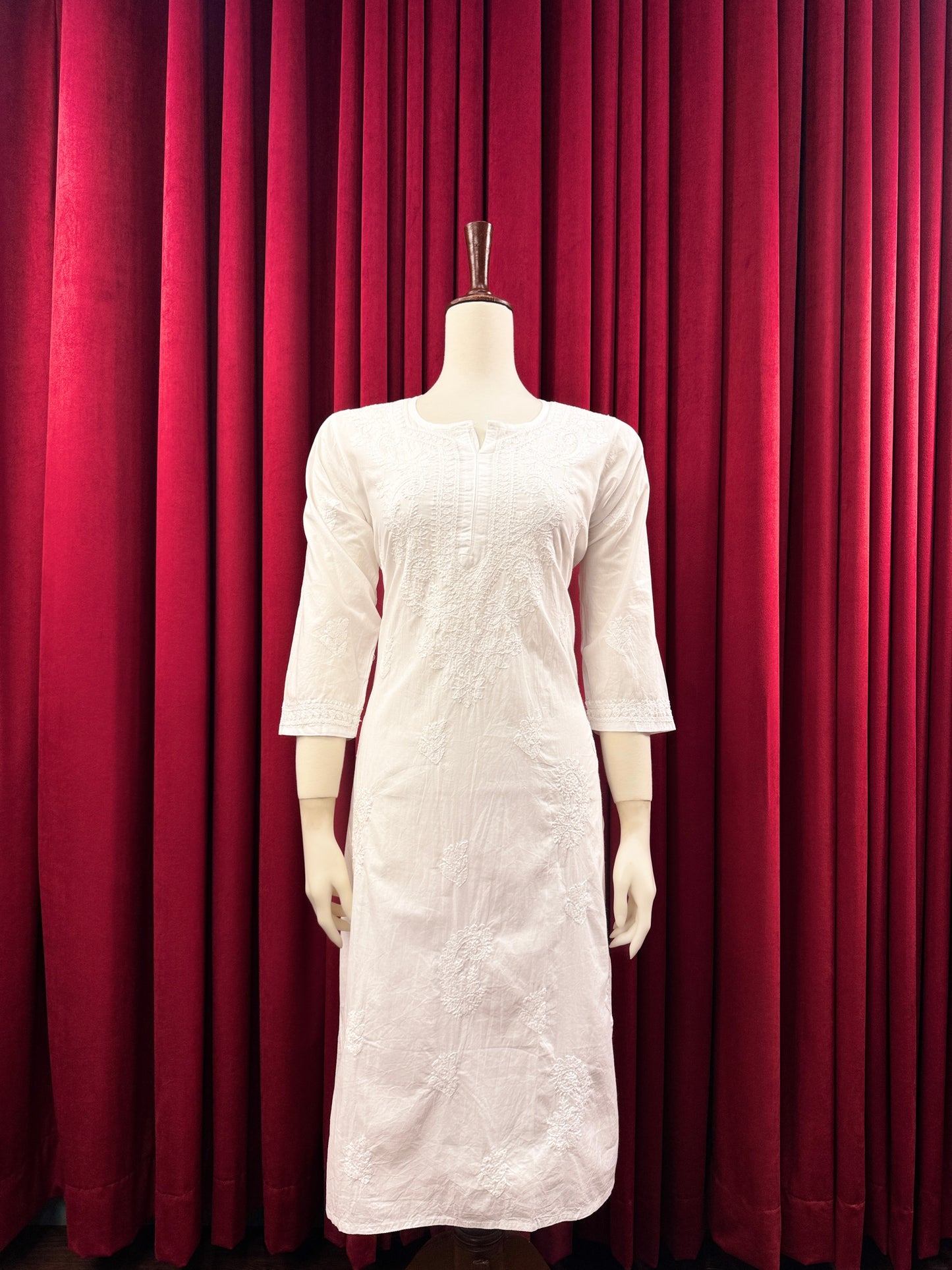 Soft Cotton Chikankari Kurta