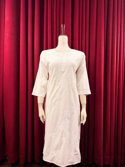Soft Cotton Chikankari Kurta