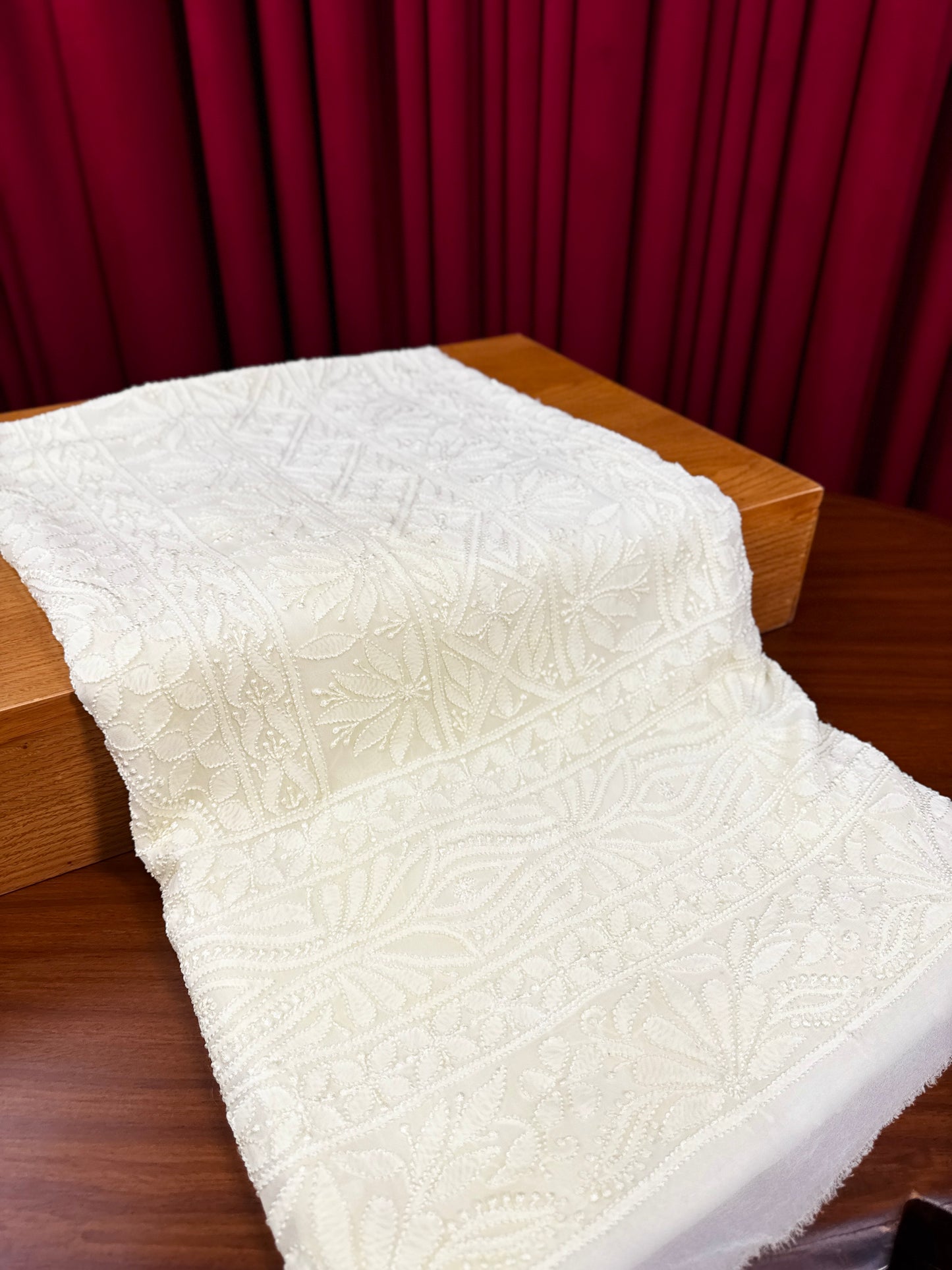 Chiffon Resham Chikankari Shirts