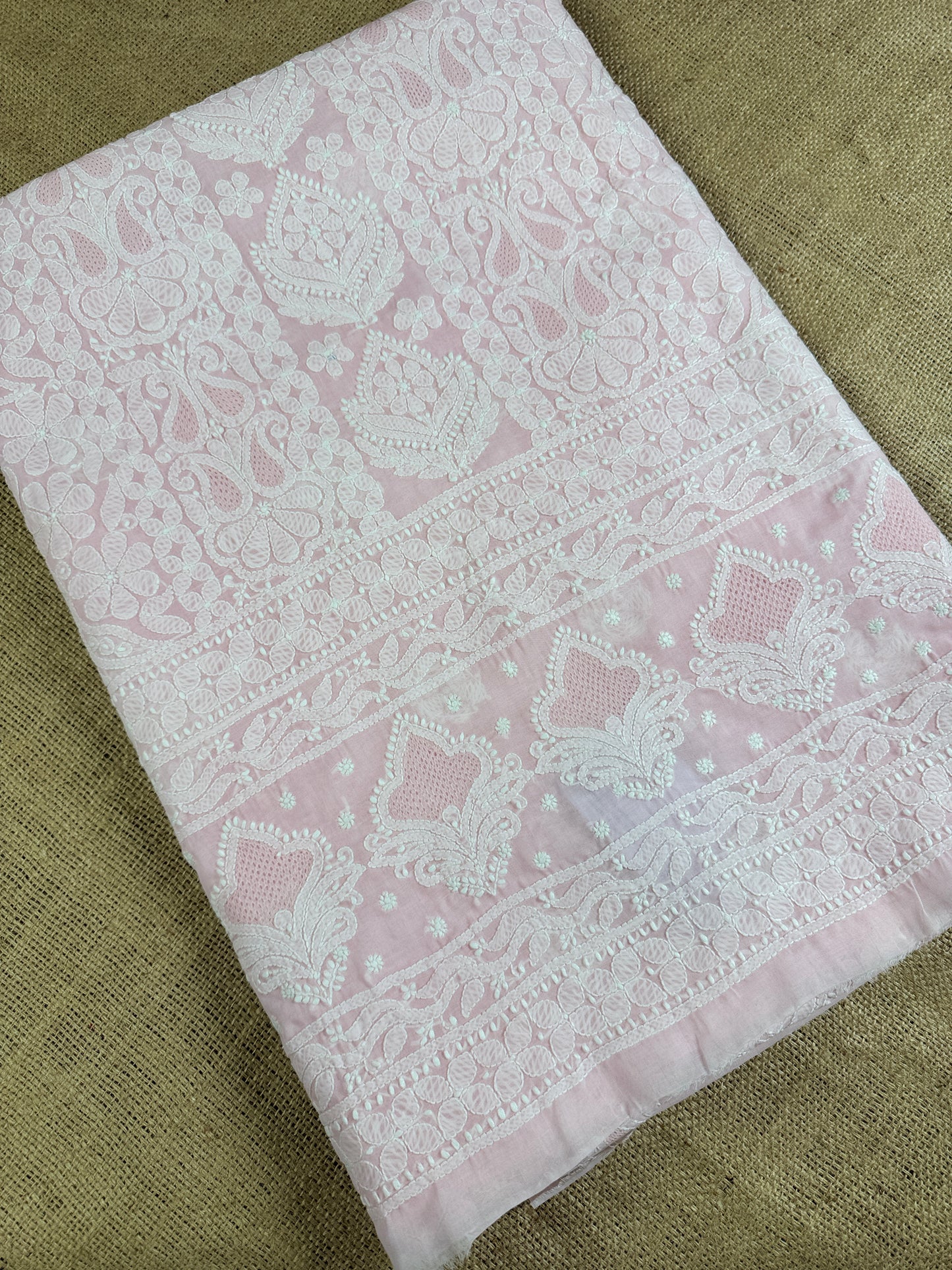 Cotton Handjali Unstitched Shirts