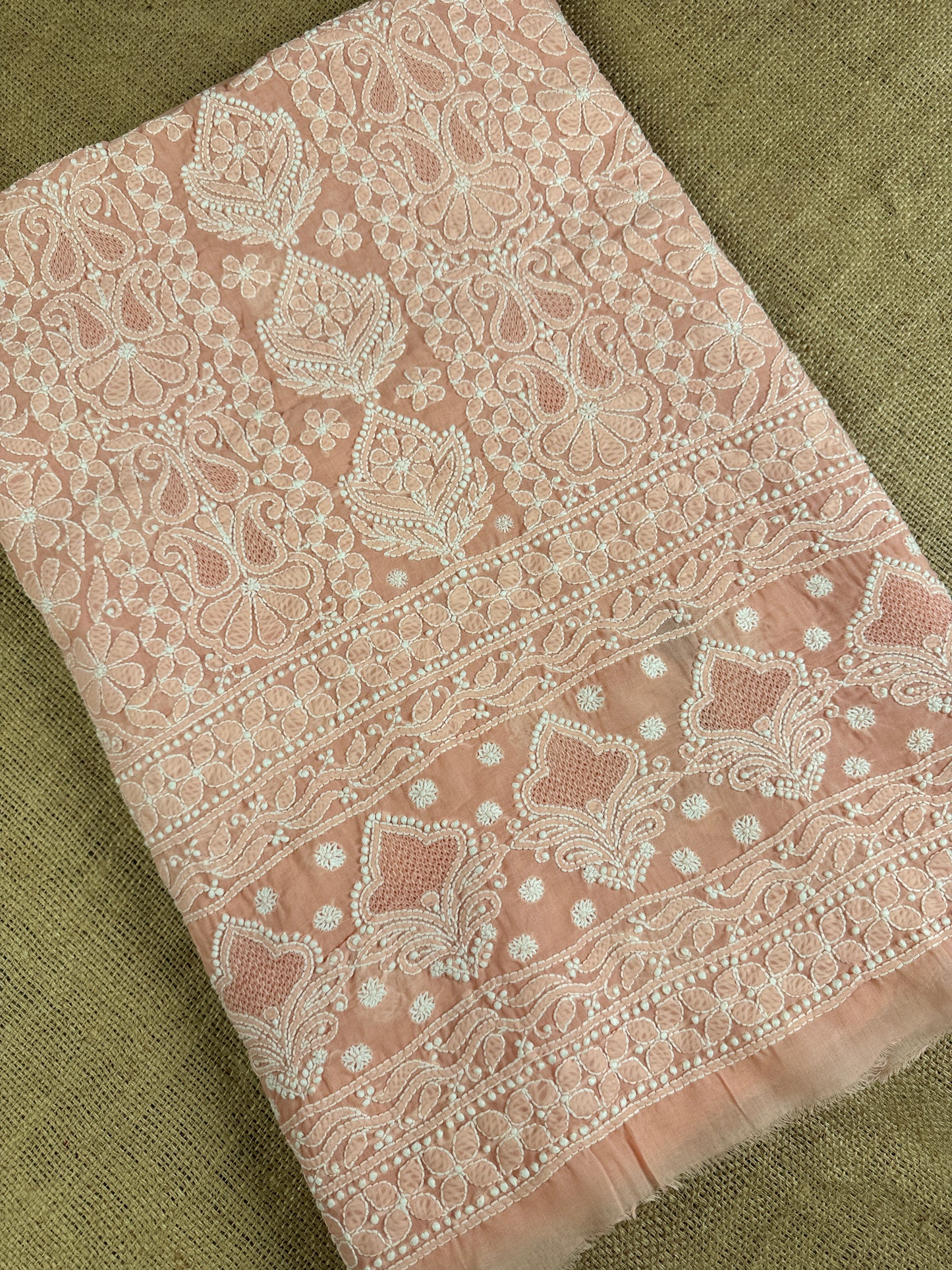 Cotton Handjali Unstitched Shirts