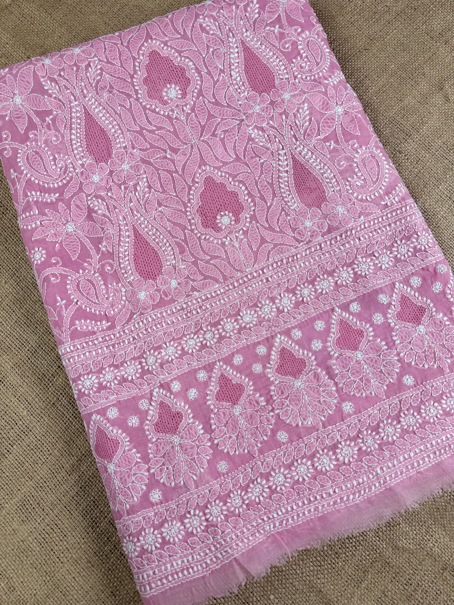 Cotton Handjali Unstitched Shirts