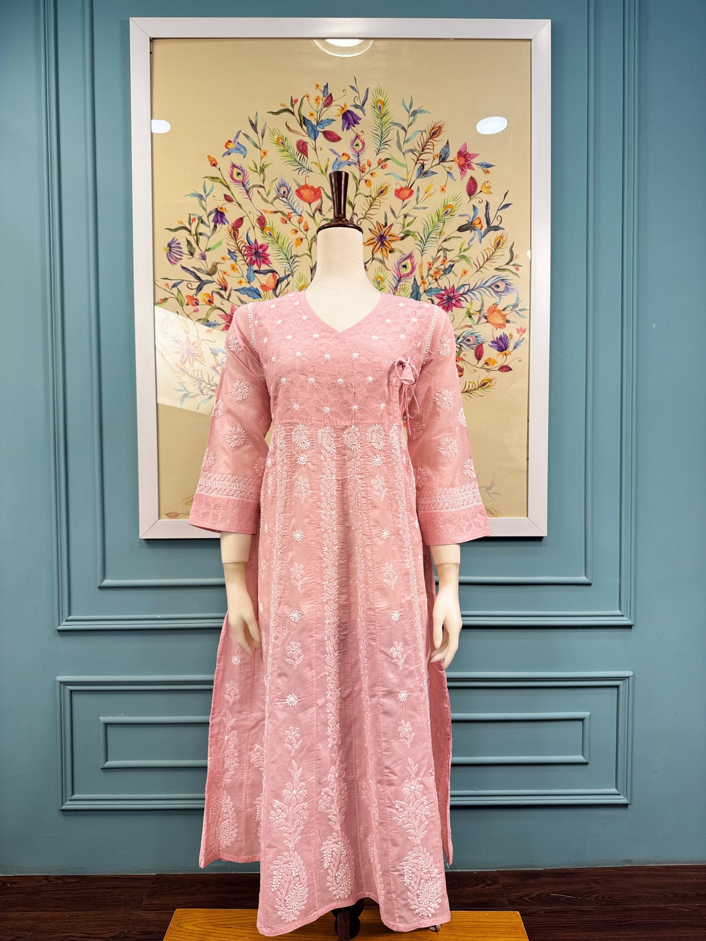 Cotton Chikankari Angrakhas