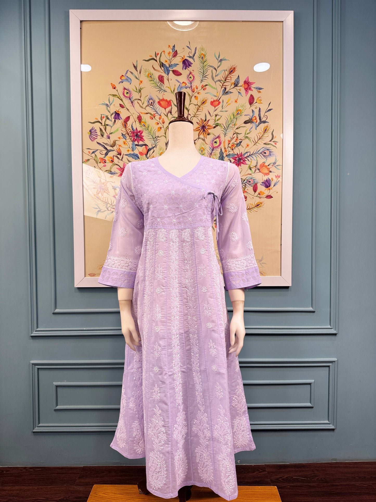 Cotton Chikankari Angrakhas