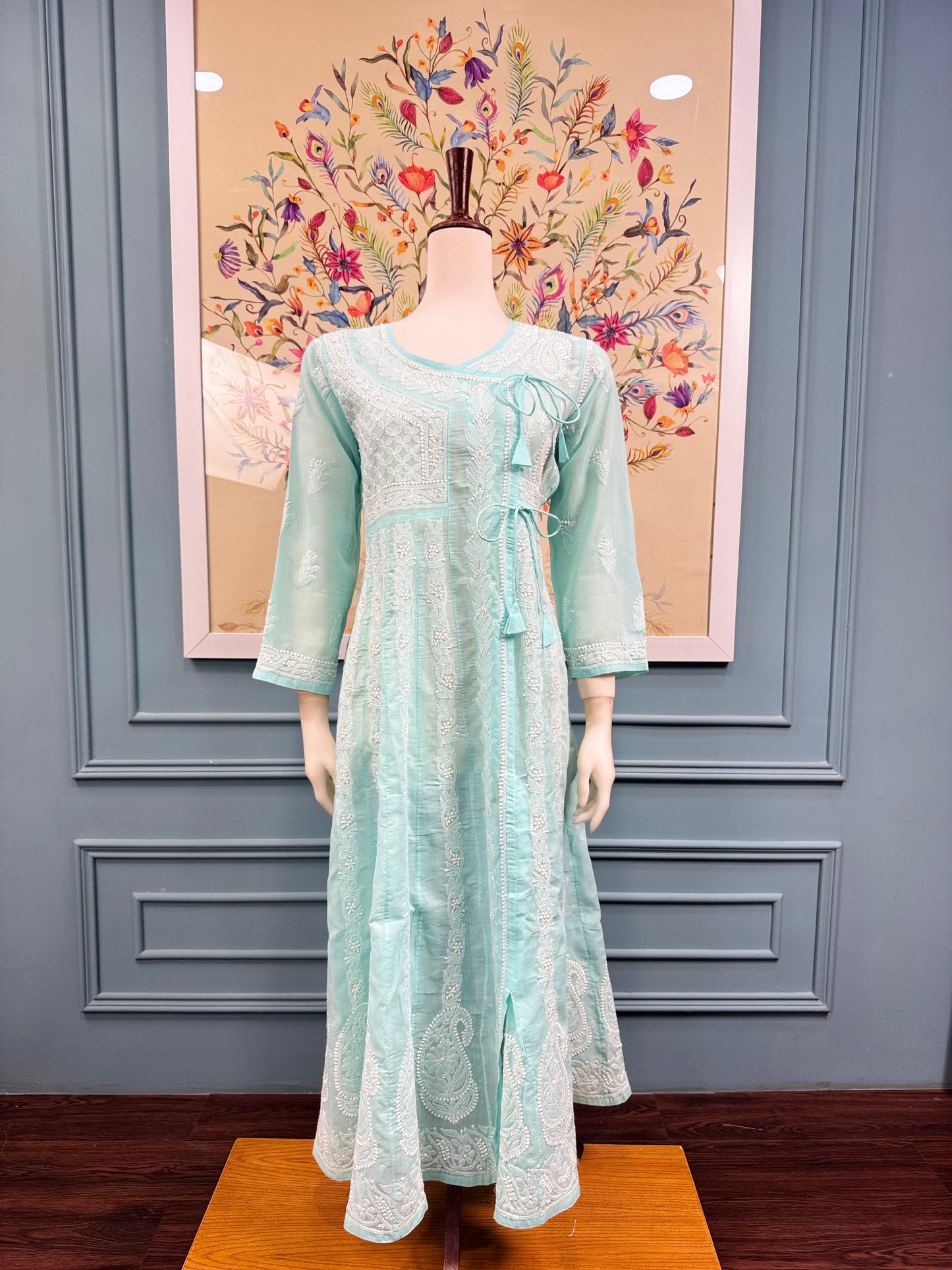 Cotton Chikankari Angrakhas