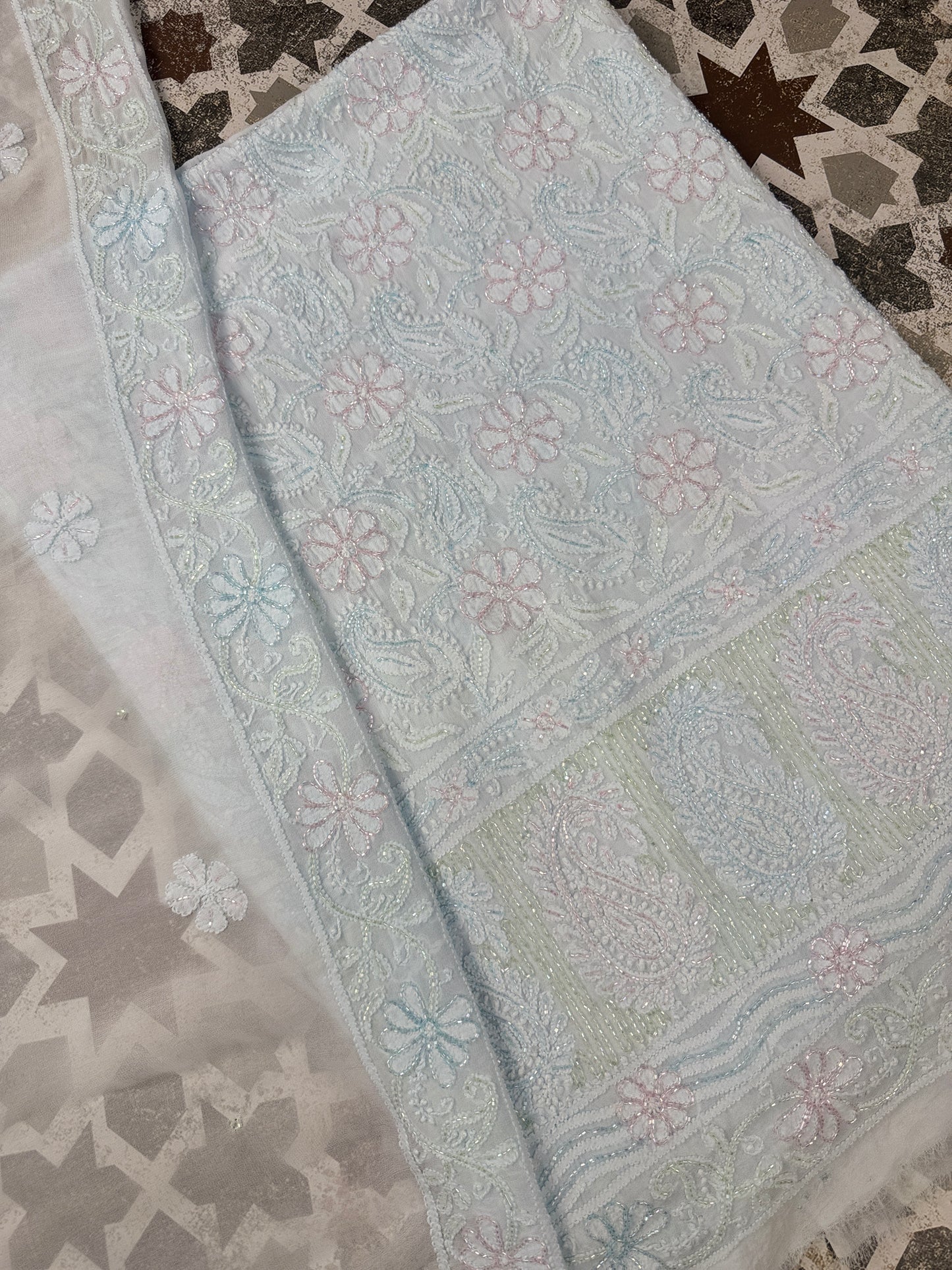 Embellishment Gallore (Shirt & Dupatta)
