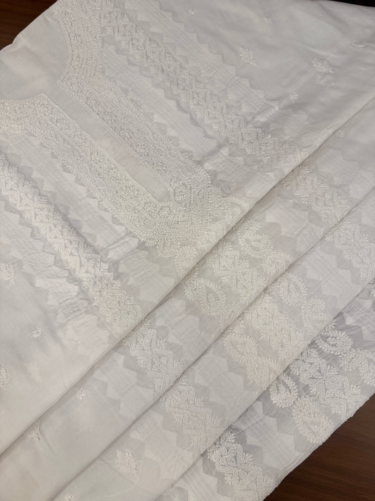 Unstitched Unisex Chikankari Kurtas