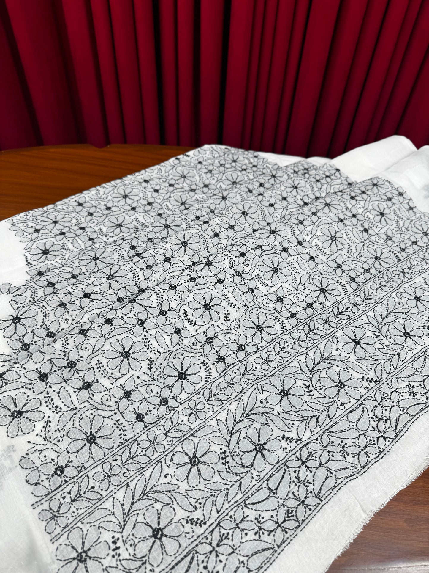 Cotton Chikankari Unstitched Shirt