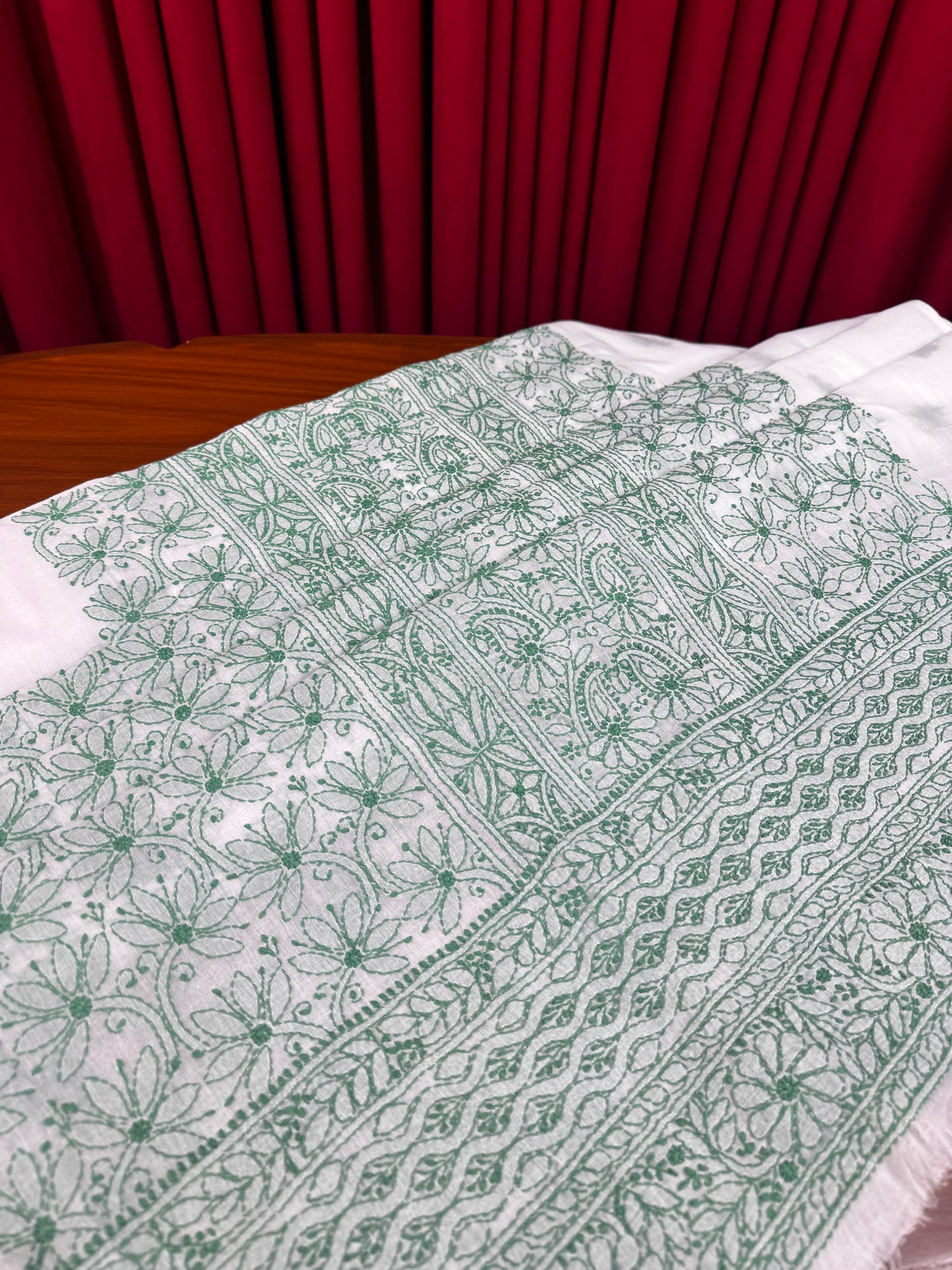 Cotton Chikankari Unstitched Shirt