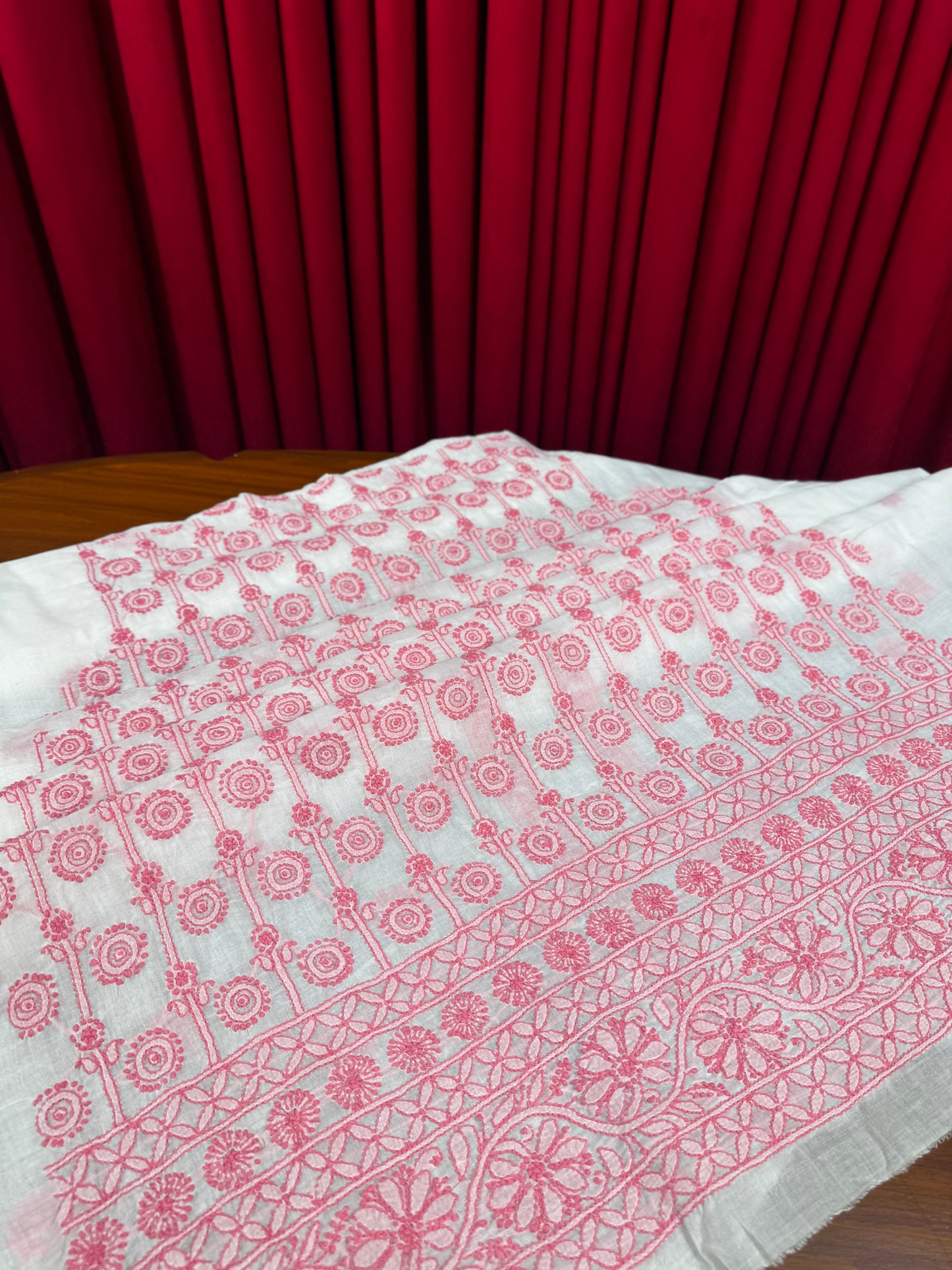 Cotton Chikankari Unstitched Shirt