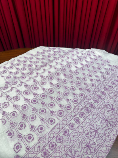 Cotton Chikankari Unstitched Shirt
