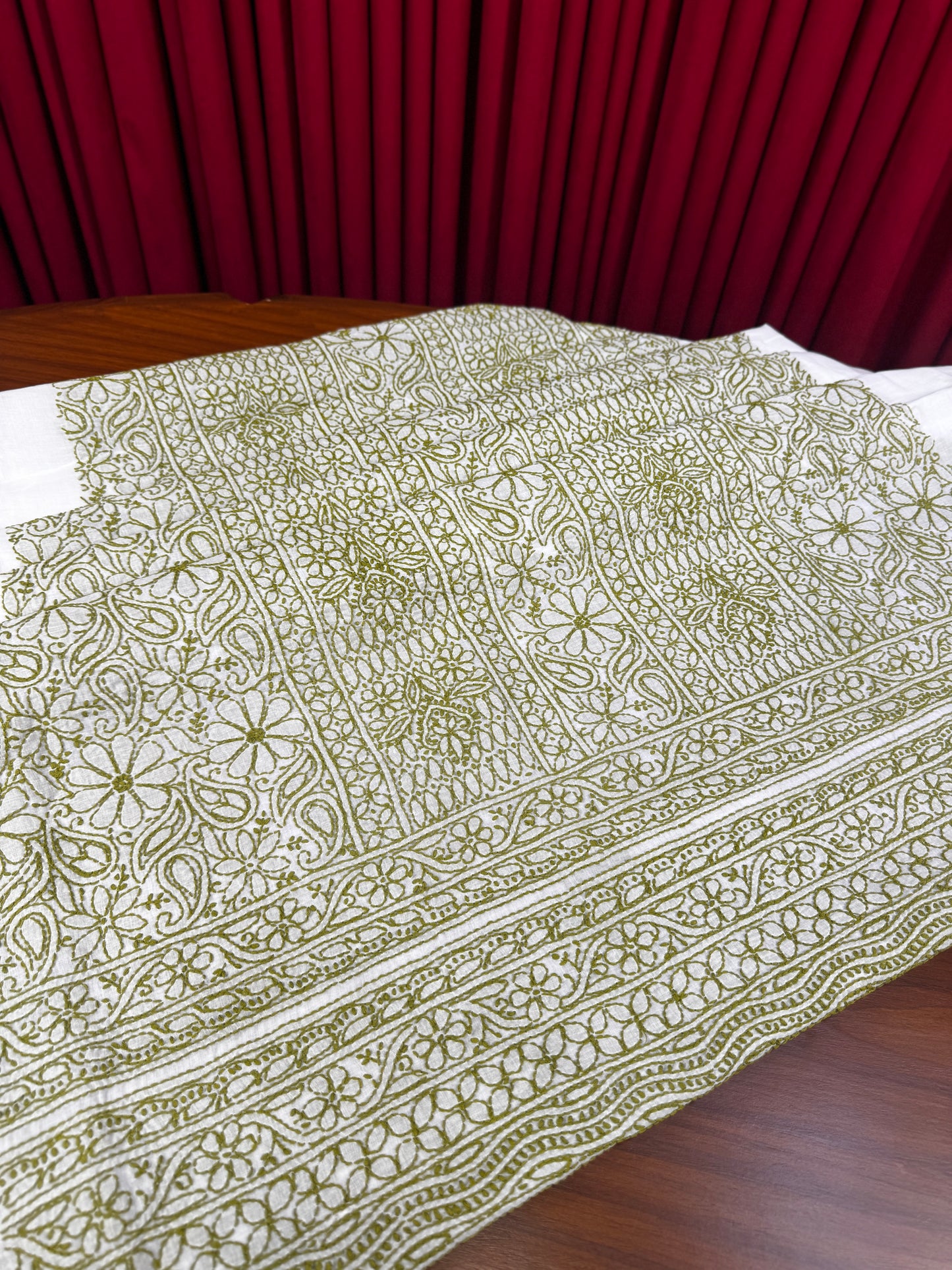 Cotton Chikankari Unstitched Shirt